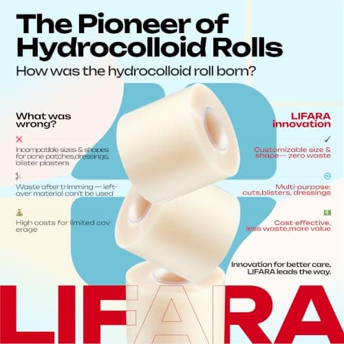 LIFARA
Hydrocolloid
Roll
for
Wound
Care（Corner Rounder Included） view 2