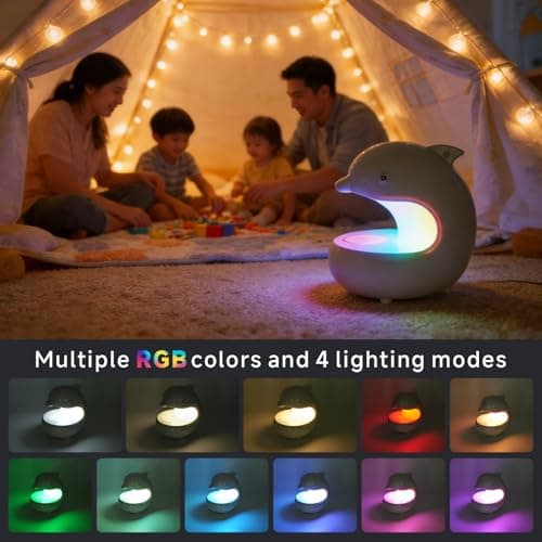 UMLAEN Smart LED Night Light with Bluetooth Speaker, Rechargeable Table Lamp with 15W Wireless Charging | 4 Lighting Modes | Timing | Dimmable Atmosphere Lamp for Bedroom, Home Decor, Party, Office view 6