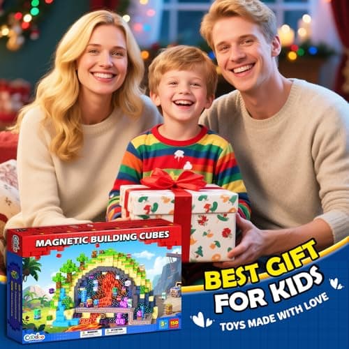 Coodoo 150PCS Magnetic Blocks, Build Mine Magnet World Set, Toddler Outdoor Toys STEM Construction Building Blocks Toy, Magnetic Tiles Sensory Kids Toys for 3+ Year Old Kids Boys Girls Ages 3 4 5 6 view 5