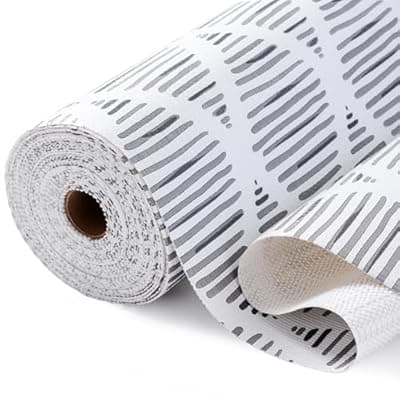 CLENAT Drawer and Shelf Liner for Kitchen Cabinets, Non-Adhesive 11.8IN x 20FT Strong Grip Thickened Cabinet Liners for Shelves, Non-Slip Mats Shelving Paper Protect Cupboard, Dresser, Pantry | Gray