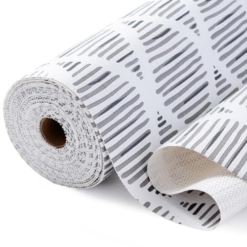 CLENAT Drawer and Shelf Liner for Kitchen Cabinets, Non-Adhesive Strong Grip Thickened Cabinet Liners for Shelves, Non-Slip Mats Shelving Paper Protect Cupboard, Dresser, Pantry | Gray, 11.8" x 10FT — image 1