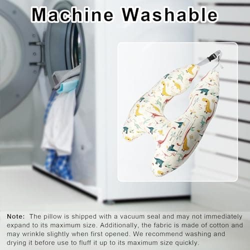 Car Pillow for Kids,H-Shape Travel Pillow for Child Sleeping Neck Shoulder Support Car Seat Pillow A Sleeping Artifact Suitable for Road Trips of Adults and Children Travel Pillow for Kids view 6