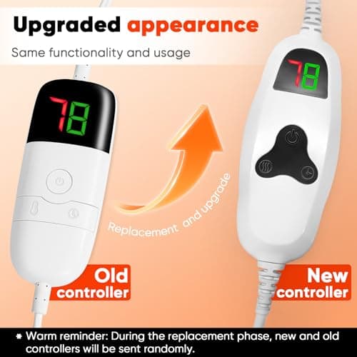 greenoak Heated Blanket Electric Twin 62"X84", Heating Blanket with 10 Heat Levels 1/2/4/6/8 Hours Auto-Off, Soft Flannel Sherpa Warm Heater Christmas Blanket,Taro Purple view 2