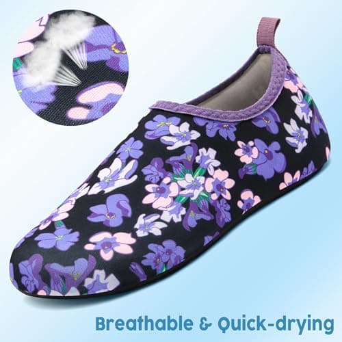 Metog Men Women Water Shoes Quick-Dry Aqua Socks Barefoot Slip-on for Beach Swim Sport Surf Yoga Exercise view 3