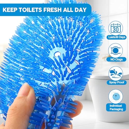 48 Pack Urinal screens deodorizer,3D anti-splash odor protection urinal cakes for men bathroom，toilet splash guard for men，five scents urinal mats view 2