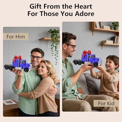 AONOX Cybertruck Bluetooth Speaker, Mini Bluetooth Car Speaker with LED Lights, FM Radio, USB TF Card, TWS Stereo Sound, for Desk Gaming Outdoor, Gift for Car Lovers view 6