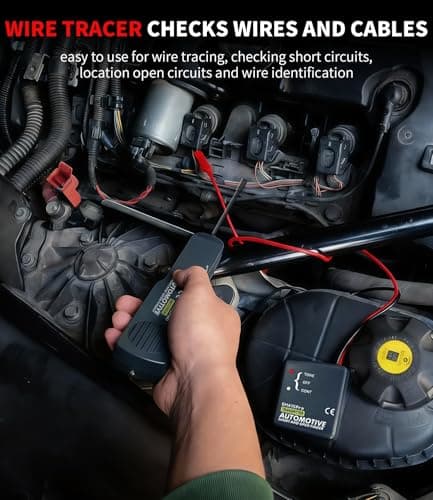 EM415Pro Wire Tracer Electrical Automotive Open & Short Finder, VEHLIVE 6-42V DC Circuit Tester Automotive Circuit Breaker Finder Fault Probe Wire Tracker Electrical Cable Tracer for Car, Boat,Trailer view 5