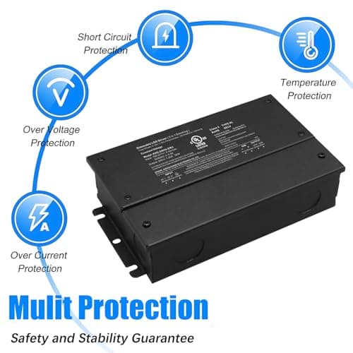AMAZING POWER 24V 30W Dimmable LED Driver, Power Supply for ELV, TRIAC Dimmer, AC to DC Transformer for LED Lighting, UL Listed, Class 2 view 5