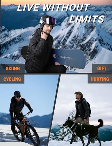 Heated Jacket for Men with 20000mAh Battery Pack view 5