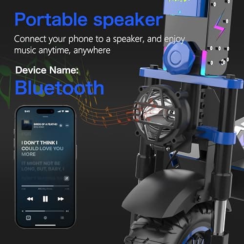 JL80 Off-Road Electric Scooter for Adults, 6000W Dual Motor, 60V 30Ah, Up to 43 MPH, 50 Miles Long Range, 12" Pneumatic Tires, Foldable Commuter E-Scooter view 5