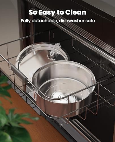 oneisall Dog Water Fountain, 7L/230oz/1.8G Quiet Dog Fountain Water Bowl, Stainless Steel Dog Water Fountain with Visual Water Level&Triple Filtration for Large Medium Small Breed Dogs Pets view 6