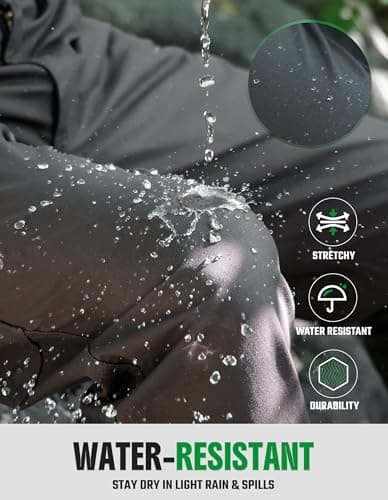 SKPRO Men's Work Pants Stretch Flex, Casual Pants Relaxed Fit, Water Resistant Carpenter Pants Heavy Duty view 6