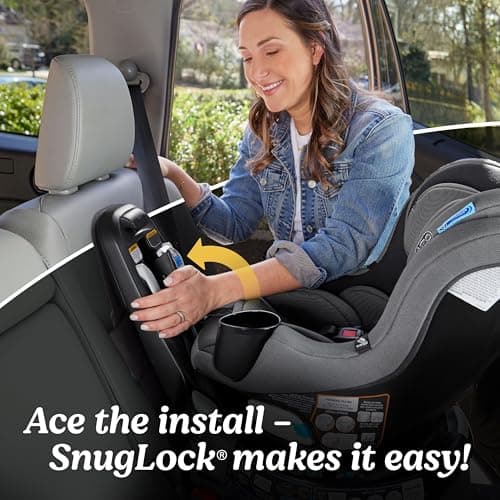 Graco EasyTurn 360 2-in-1 Rotating Convertible Car Seat, 360 Degree Rotating Infant to Toddler Rotating Car Seat, 2 Modes Rear and Forward Facing, Slim Design view 4