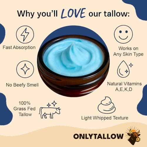 Methylene Blue Whipped Tallow Balm 2 oz view 5