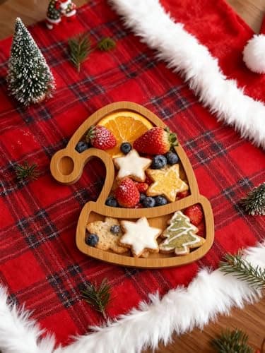 AYWVRBST Cheese Board, Fruit Candy Plate, Fruit Plate, Cutting Board (Tree) (Hat) view 6