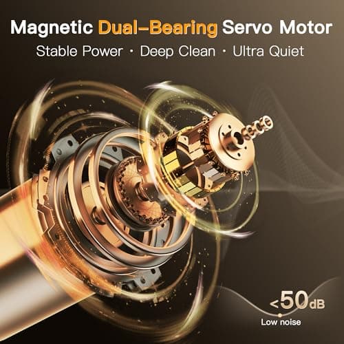 GearOra M23 Travel Electric Toothbrush for Adults, Retractable Portable Sonic Toothbrush, Aluminum Body, 30-Day Battery, Universal USB-C Charging, IPX7 Waterproof, Compact Travel Size Toothbrush view 3