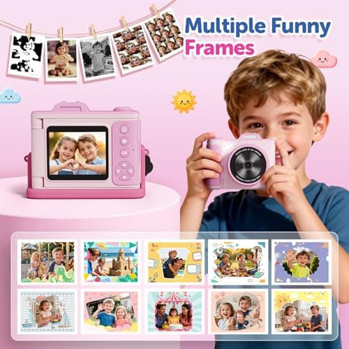 Kids Camera,Birthday Gifts for 3-10 Year Old Girls Boys view 6