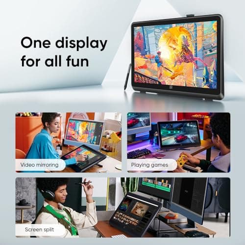 XPPen Artist 22 Plus 130% sRGB Drawing Tablet with Screen, 16.7 Million Colors Art Tablet with 16384 Pressure Stylus, Full Laminated, Anti-Glare Display Computer Graphic Tablet (22 inch) view 2