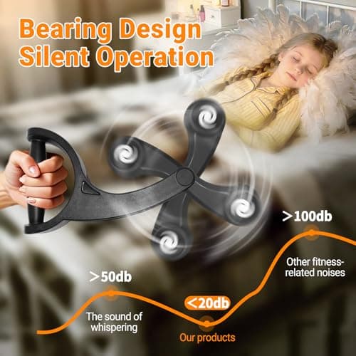 Arm Trainer for Men and Women, 360° Rotation Forearm Strengthener for Home Gym Workout, Ropeless Battle Ropes for Home Gym, Chest Trainer, Shoulders and Arm Muscle Training Fitness Equipment view 6