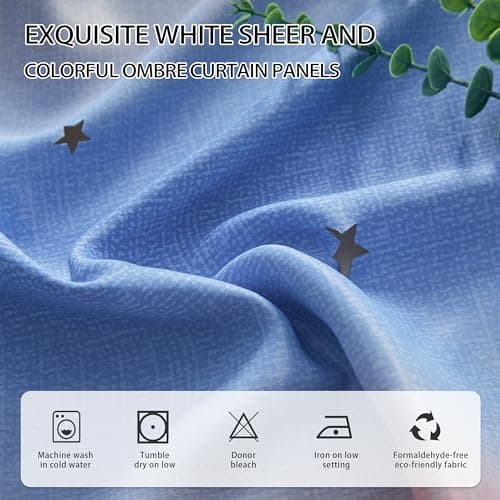 XiDi Blackout Curtains for Girls Bedroom Decor, Ideal for Kids Room with Unicorn Theme Princess Room Decor 84 inch Length Curtain 2 Panels Set Pink/Grey/Blue view 4