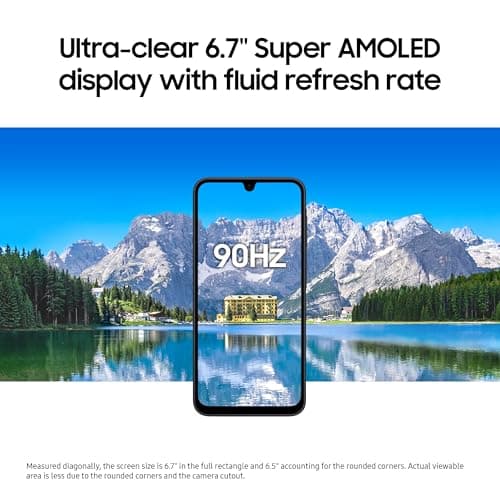 Samsung Galaxy A17 5G Smart Phone, 128GB, Large AMOLED, High-Res Camera, Durable Design, Super Fast Charging, Expandable Storage, Circle to Search, 2025, US 1 Yr Manufacturer Warranty, Blue view 3