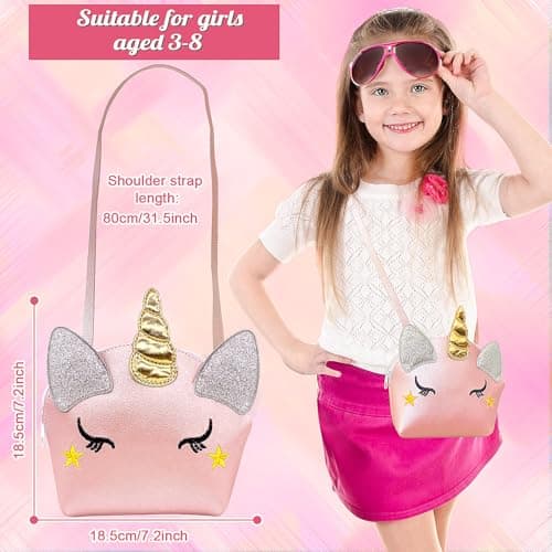 Yafacuha Unicorns Gifts for Girls Toys Tie-Dye Playset Includes Star Stuffed Mirror Diary Eyemask Headband Purse Pen Bracelet and Sock view 3