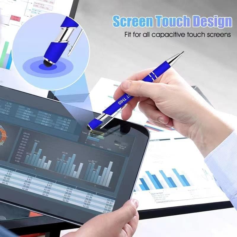 Greengines 10 Pcs Inspirational Pens - Motivational Ballpoint Pens Bulk with quotes Stylus Tip Gifts for School Coworkers Office Supplies Black Ink view 5