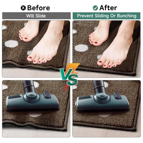 BALEINE Non Slip Rug Pad Rug Gripper for Hardwood Floors, Extra Thick Non Slip Mat Under Carpet (5'x7') view 6