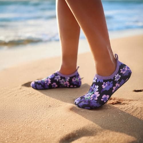 Metog Men Women Water Shoes Quick-Dry Aqua Socks Barefoot Slip-on for Beach Swim Sport Surf Yoga Exercise view 2