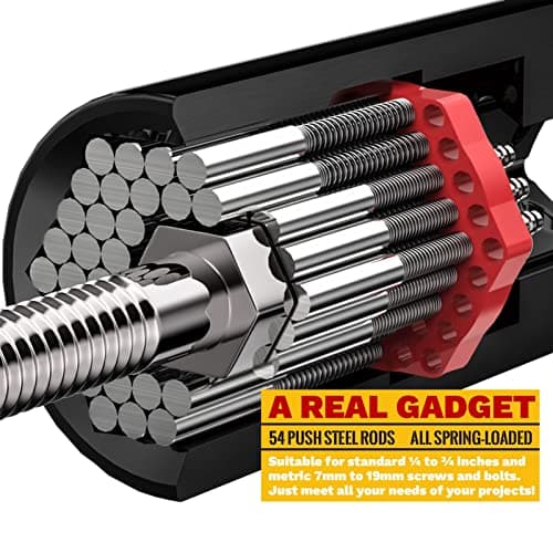 MANWALD Universal Socket Tool, Super Socket Unscrew Any Bolt, Adjustable Socket Drill with Adapter, Fathers Day Dad Gifts from Daughter Wife Son, Gifts for Him, Men, Kids, Boyfriends, 2 PCS, Black view 4