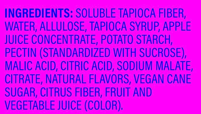 Better Sour Pomegranate Apricot Gummy Stars Candy, Healthy Candy with Low Sugar Gummies, Fiber Gummies with Added Fiber (Pack of 10) view 3