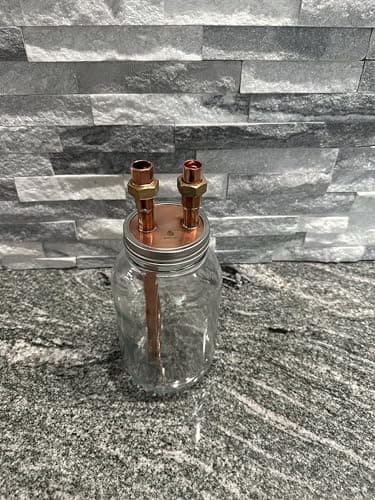 CoProof Mason Jar Thumper Alcohol Distill Moonshine Thump Keg 1/2 Gallon A12 view 2