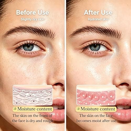 Meleell Collagen Face Masks Skincare for Women,Hydrating Sheet Face Masks Set for Sensitive Skin,Spa Facial Masks for Women Skin Care, Party Birthday Gifts for Women Teen Girls Kids(7 Masks) view 5