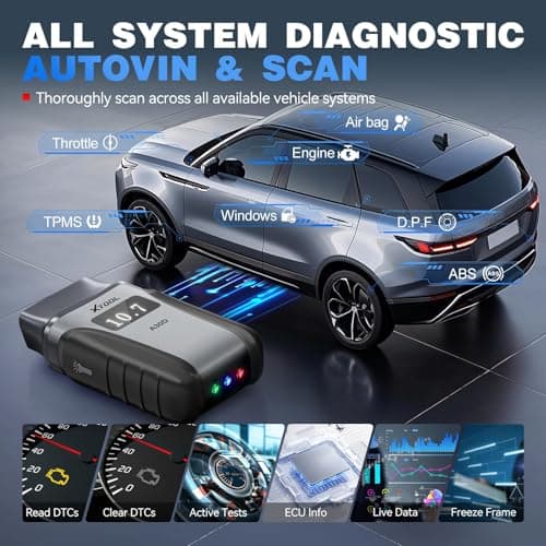 XTOOL A30D Bidirectional OBD2 Scanner Diagnostic Tool All System & 19 Reset | Lifetime Update Scan Tool Wireless for iPhone & Android,Crank Sensor EPB Throttle Relearn,ABS SRS Transmission,FCA & CAN FD view 4