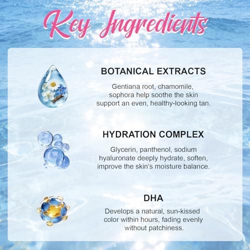 Self-Tanning Mousse for a Natural, Sun-Kissed Glow – Fast-Drying, Streak-Free, Long-Lasting Formula, 6.76 FL view 4