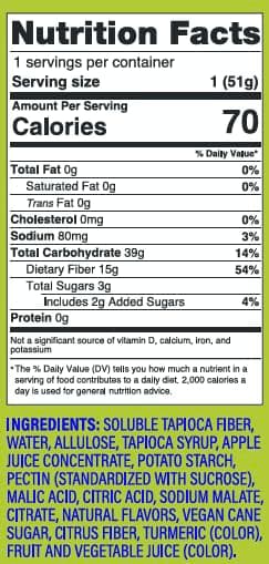 Better Sour Guava Calamansi Lime Gummy Stars Candy, Guava Sour Candy with Bold Tropical Flavor, Healthy Sour Candy Gluten Free Snack, Fiber Gummies with Fiber Support (Pack of 10) view 2