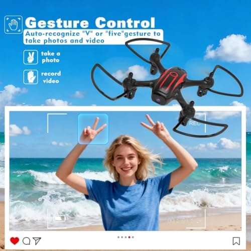 Mini Drone with Camera for Ages 8-12 & Beginner view 6
