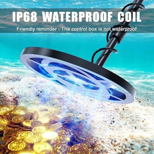 Metal Detector for Adults & Kids, High Accuracy Professional Metal Detectors 10" Detection Depth, 3Detection Modes Metal Detectors,with LCD Display, Adjustable 37.4" to 48.8" Gold Detector view 6