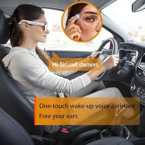 Oluote AI Translation Smart Glasses Bluetooth Headphone Glasses with 110+Translation Wireless Music&Calls Blue Light-blocking view 5