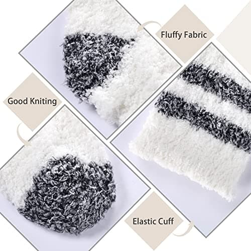 Fuzzy Socks for Women Cozy Fluffy Socks Soft Bed Slipper Sock view 3
