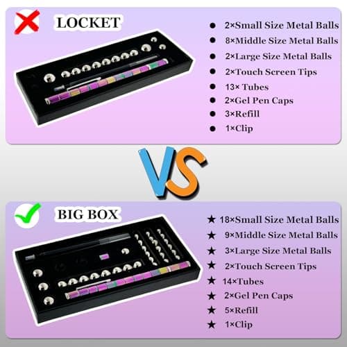 Magnetic Fidget Pen For Teens - Cool Graduation Gift 2026, Stress Relief Desk Toy For School Office, Modular Metal Magnet Pen For Adhd Anxiety, Creative Birthday Present For Dad Mom Men Women Adults view 6