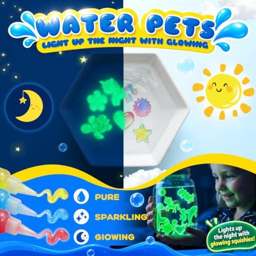 Magic Water Elf Toy Kit, DIY Squishy Maker Craft Kit for Kids Ages 4-12 | Make Your Own Water Pets Toys, Arts and Crafts Kit for Kids, Christmas Birthday Gifts for 4 5 6 7 8-12 Year Old Girls Boys view 5