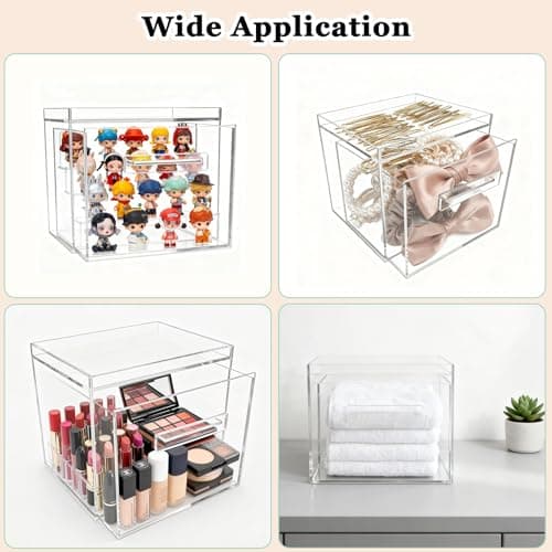 ShinyDew Disposable Facial Towel Holder, Acrylic Container Compatible with Clean Skin Club Towel XL, Clear Storage Box for Bathroom and Vanity Countertop view 6