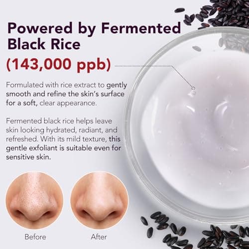 Peel Shot Glow Rice Ampoule Duo | Black Rice Exfoliant Face and Pore Cleaner with Hyaluronic Acid & Rice Extract Serum | Facial Pore Exfoliator, Peelshot Blackhead Dead Skin Remover for Face (100ml) view 5