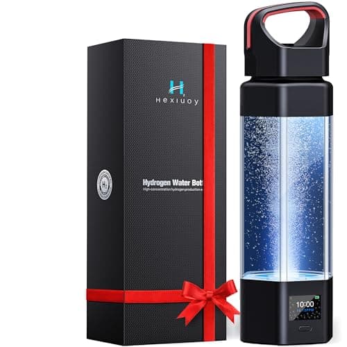 Hydrogen Water Bottle Generator, Up to 10000+ PPB, SPE/PEM Water Ionizer, Leak-Proof, 12 oz Portable Hydrogen Machine with Easy-Carry Handle, Perfect for Gym/Travel/Office, Gifts for Friends/Family view 1