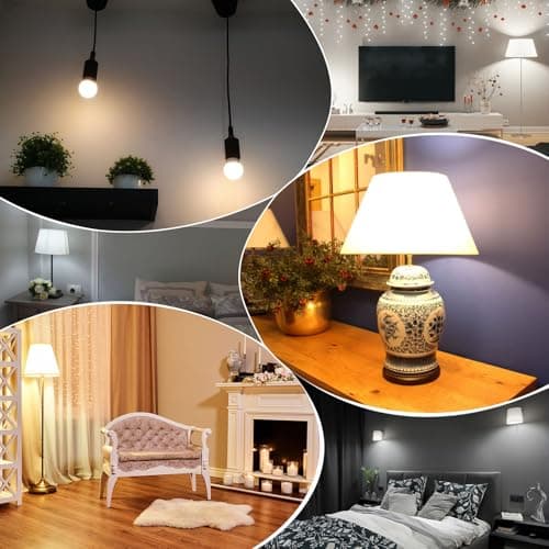 UPWATT E26 LED Light Bulbs, A15 6W (40W Equivalent), Daylight White 5000K, Non-Dimmable Medium Base Bulbs for Home Lighting, 4 Pack view 6