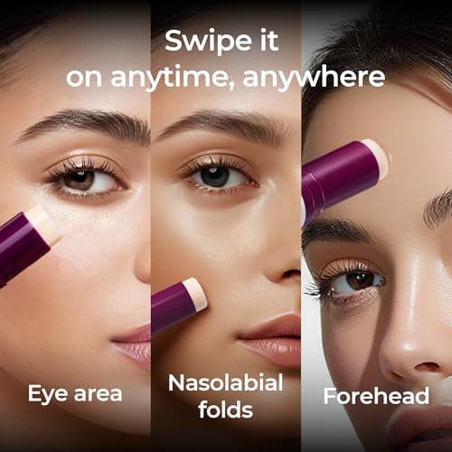 Dr.Melaxin Calcium Multi Balm Stick, Collagen & Elastin Wrinkle Stick, All-in-One Hydrating Balm, Eye & Neck Balm, Makeup Base & Face Moisture Balm, Korean Skincare, 0.31 oz view 3