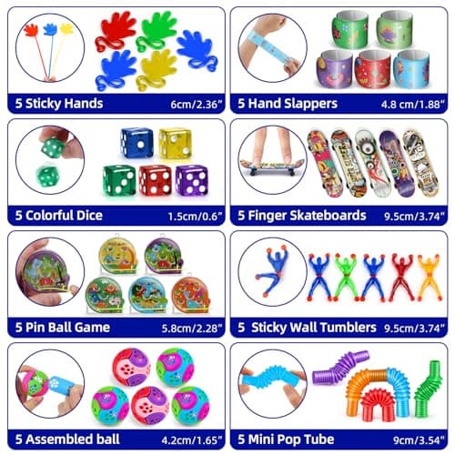 Amy&Benton 1000pcs Party Favors for Kids 8-12 4-8 3-5, Goodie Bags Stuffers, Pinata Stuffers Fillers, Treasure Box Toys for Classroom Prizes, Carnival Prizes Birthday Easter Bulk Holiday Supplies view 5