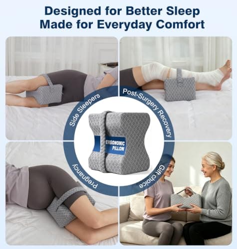 UJPFEO Knee Pillow for Side Sleepers view 6
