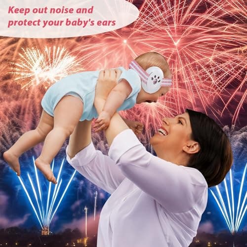 Laudexua Baby Ear Protection, Noise Cancelling Headphones for Babies and Toddlers Up to 36 Months view 4